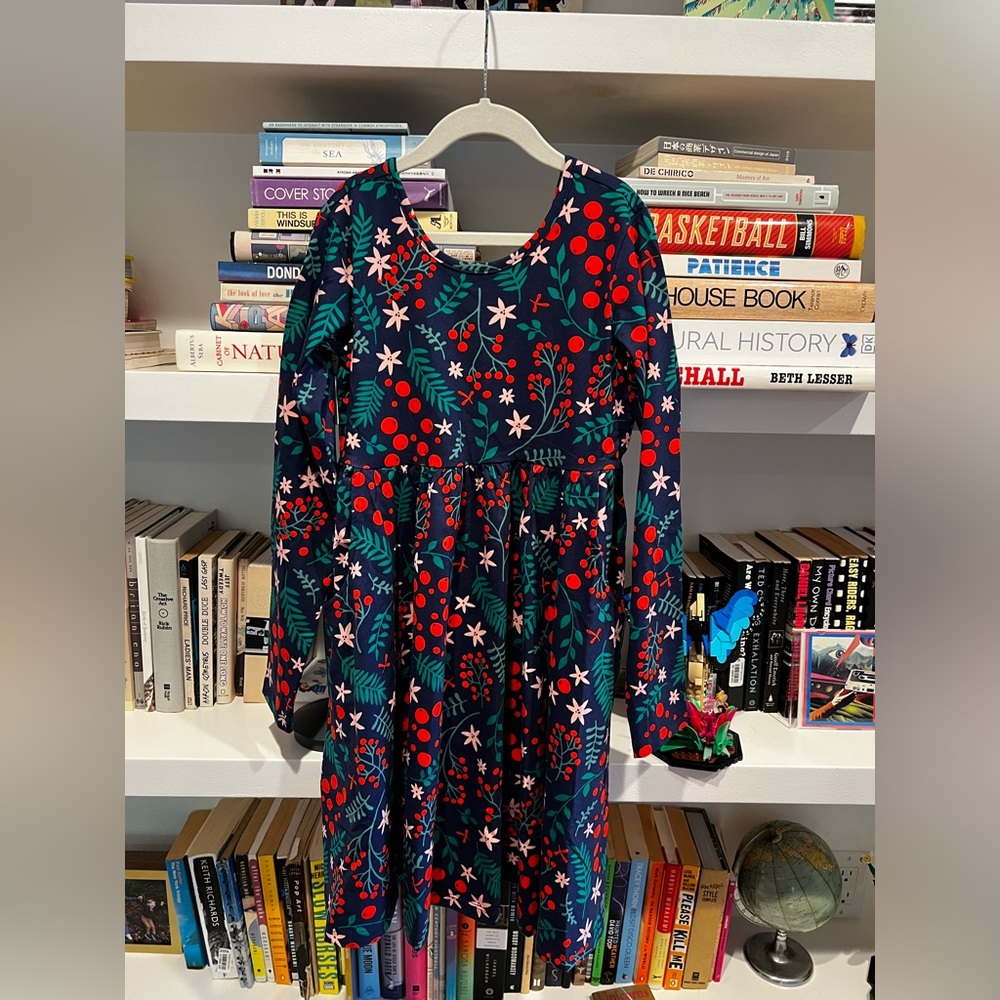 Hanna Anderson super soft skater dress - size 140 cm US 10 brand new!